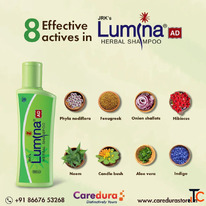 Best Herbal Shampoo for Soft Healthy Shiny Hair available in caredurastore
