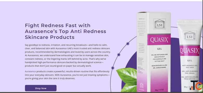 Anti Redness Skincare Products Aurasence