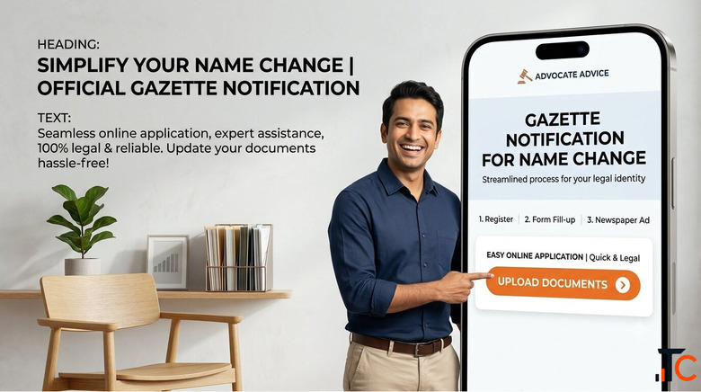Official Gazette Name Change Service Online Vakil India
