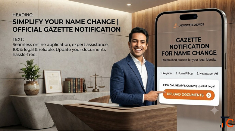 Change Your Name Legally - Online Gazette Notification Service