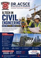 Civil Engineering - b.tech civil engineering colleges in bangalore ACSCE