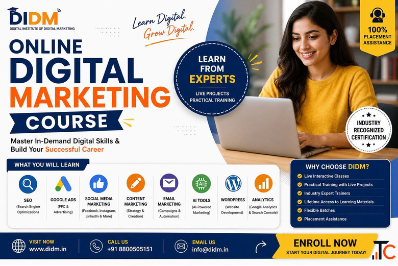 Online Digital Marketing Course Learn SEO Google Ads AI Marketing - DIDM