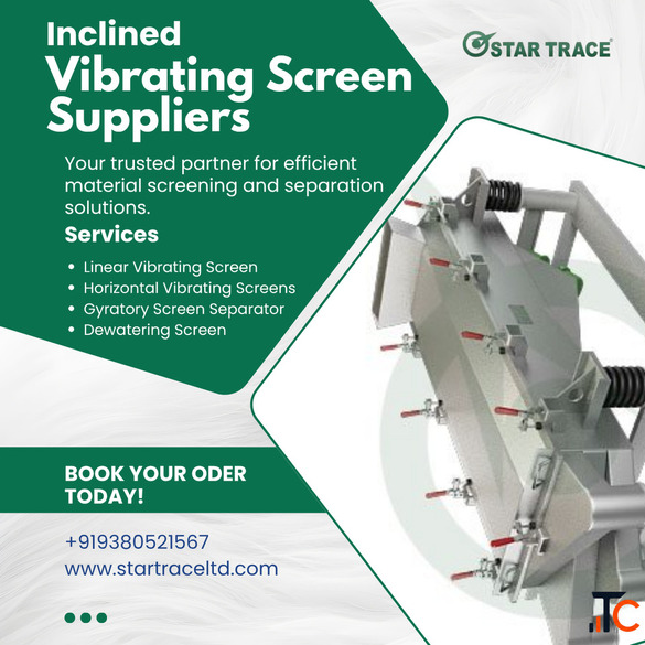 Aggregate Plants Select Inclined Screens Based on Material Flow Requirements