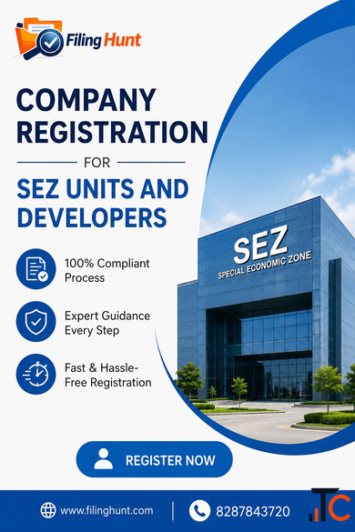 Company Registration for SEZ Units and Developers