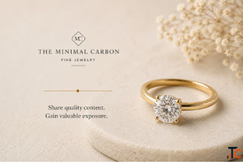 Minimal Carbon - Modern Engagement Rings Diamond Jewelry