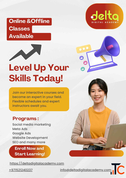 Digital Marketing Institute in Dubai Delta Digital Academy