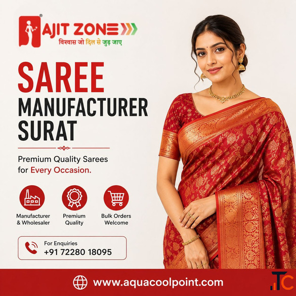 Saree Manufacturer in Surat Premium Wholesale Sarees by Ajit Zone