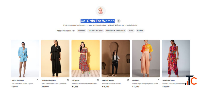 Co-ords for Women - Discover Trendy Matching Sets Stylish Outfit Ideas NineE AI