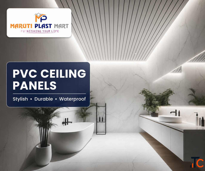 PVC Ceiling in Ahmedabad Panels and Designs - Maruti Plast