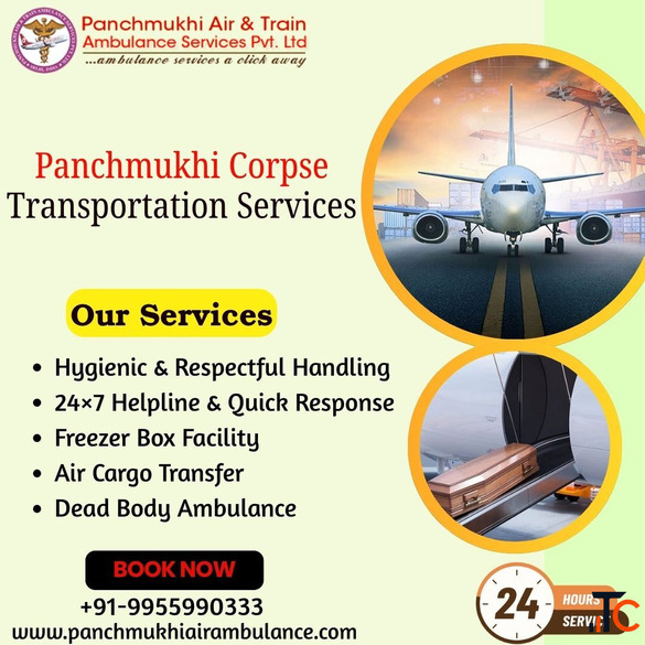 Panchmukhi Dead Body Transfer in Ahmedabad- Embalming Technique is utilized for corpse preservation