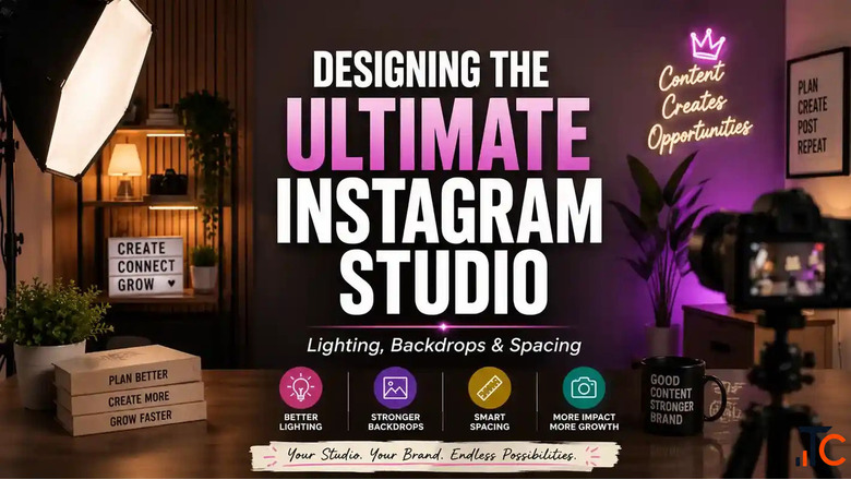 Design the Ultimate Instagram Studio with Perfect Lighting Stylish Backdrops