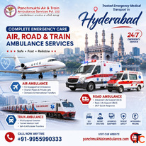 Get Reliable Patient Transfer Service through Panchmukhi Air Ambulance in Hyderabad
