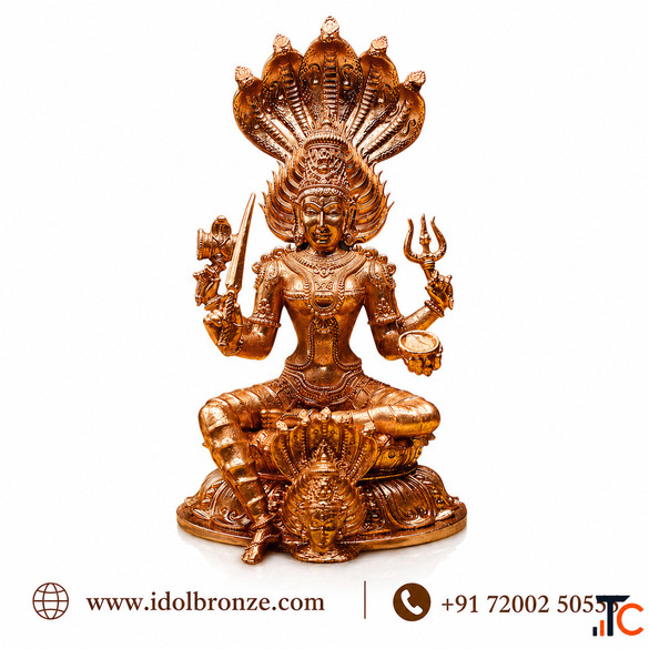 3 Inch Karumariamman Bronze Idol for Home Pooja