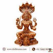 3 Inch Karumariamman Bronze Idol for Home Pooja