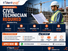Civil Technician Jobs Civil Technician Required Apply Now TalentGait