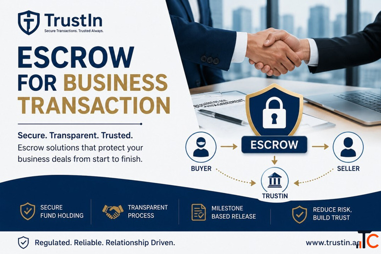 Secure Escrow for Business Transaction TrustIn