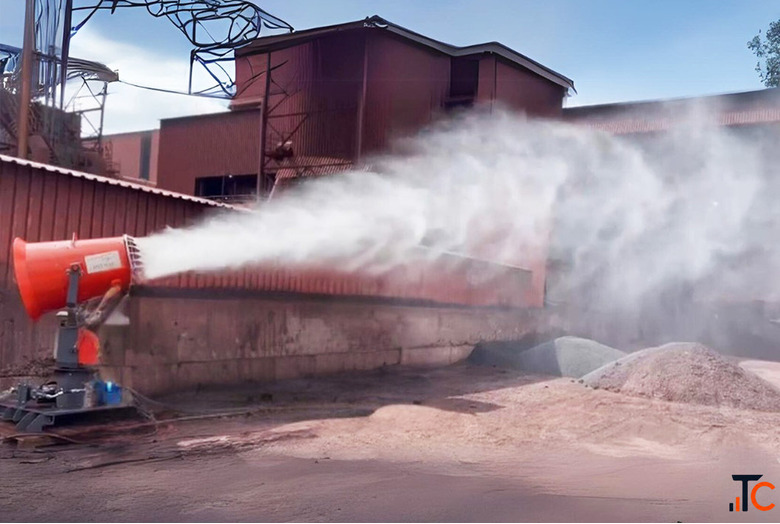 Fog Cannon Dust Suppression System Duztec Mist Beams Series