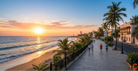 Promenade Beach Pondicherry Guide Attractions Travel Tips