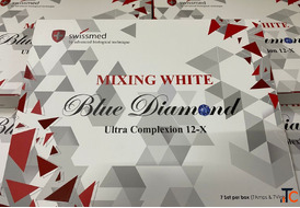 MIXING WHITE BLUE DIAMOND