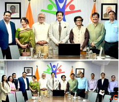 Media Entertainment Skills Council Holds High-Level Meeting with NSDC CEO at Kaushal Bhawan