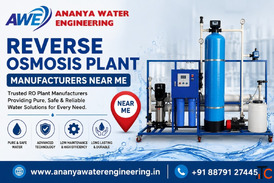 Reverse Osmosis Plant Manufacturers Near Me