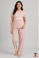Women's Cotton Full Sleeve Night Suit Soft Breathable Printed Pajama Set Premium Sleepwear for 