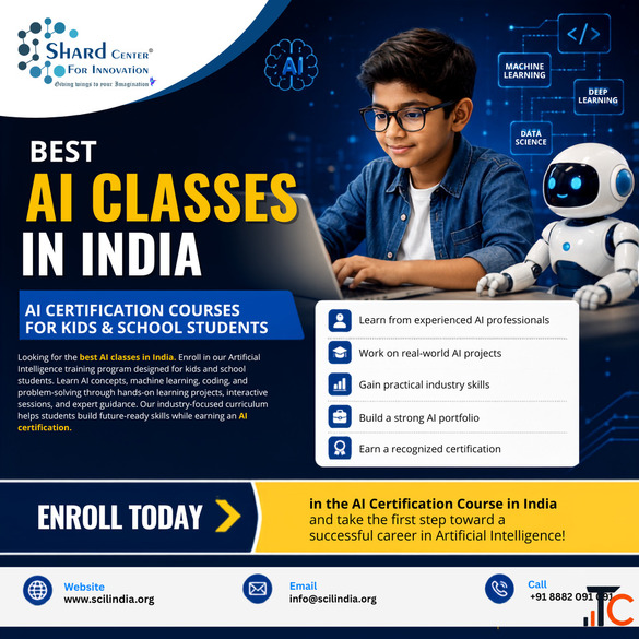 Best AI Classes in India AI Certification Courses for Kids School Students
