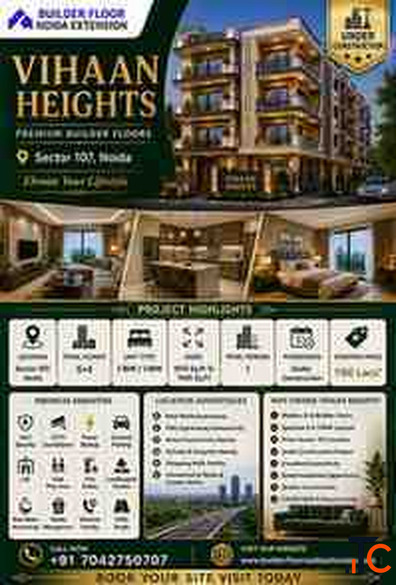 Buy a G6 low-rise apartment in a prime Noida location with spacious areas ranging from 1010 sq. ft. 