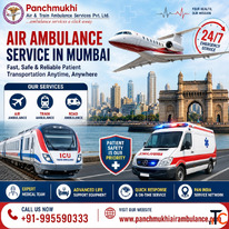 Now Transport Your Patient Anywhere by Panchmukhi Air Ambulance Service in Mumbai