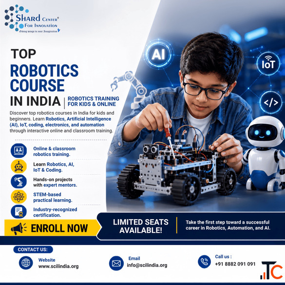 Top Robotics Course in India Online Robotics Training for Kids