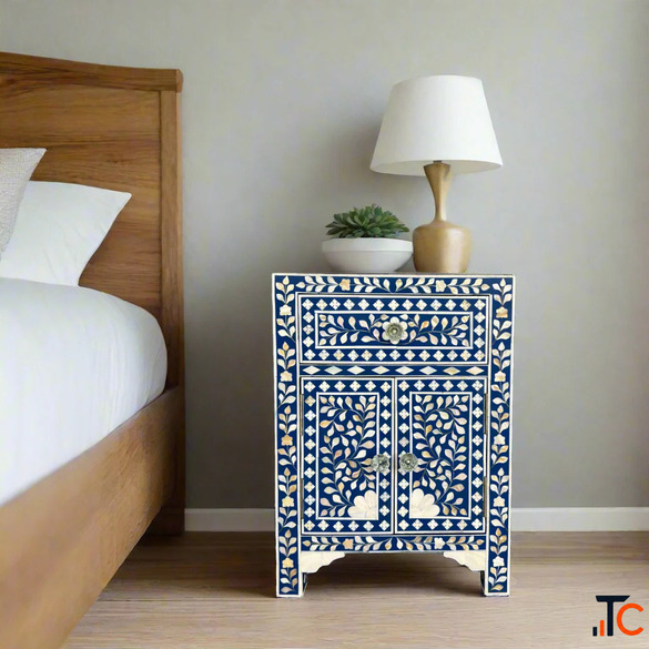 Bone Inlay Mirror Frame