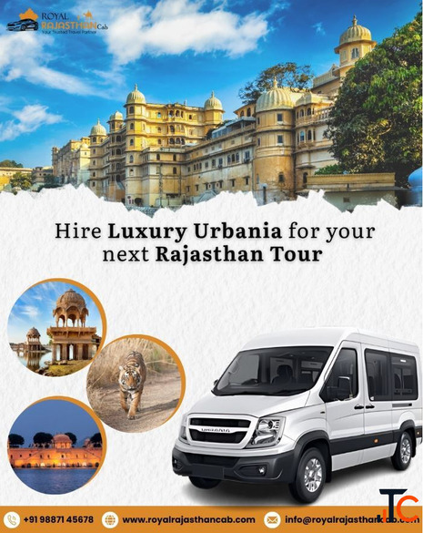 Luxury Urbania Tempo Traveller Jaipur Royal Rajasthan Cab