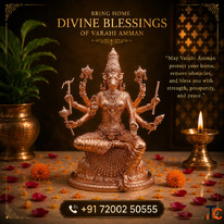Buy Varahi Amman Bronze Idol Handcrafted Varahi Devi Statue for Pooja Room