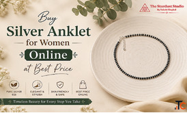 Buy Silver Anklet for Women Online at Best Price The Stardust Studio