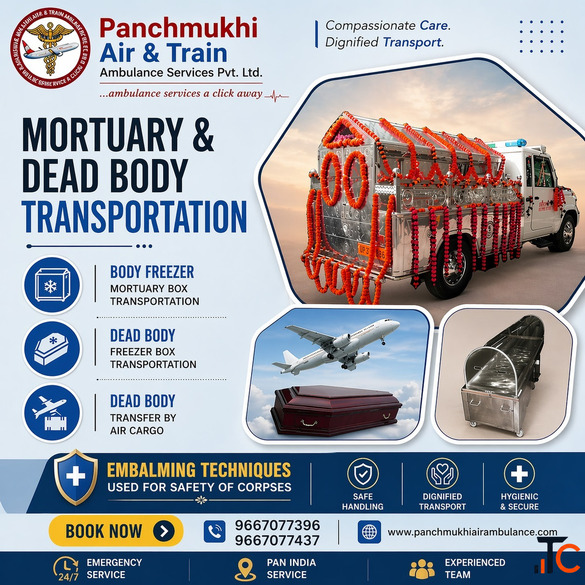 Panchmukhi Dead Body Transportation in Delhi- Emergency Corpse Transfer Service