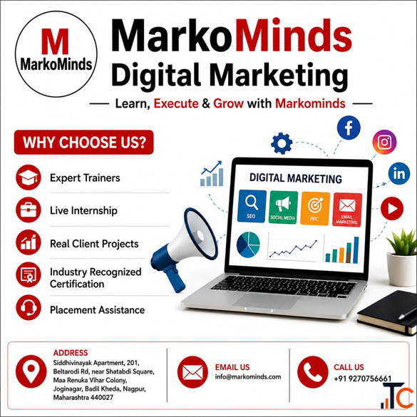 Best Digital Marketing Course in Nagpur Markominds