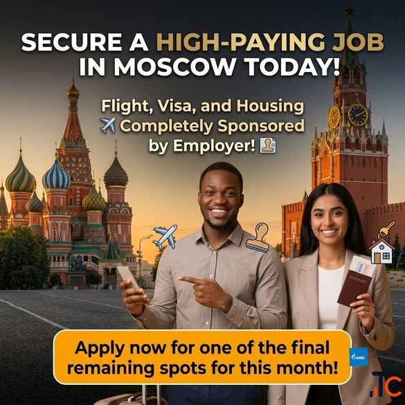 I offer a job with a move to Moscow payment from 1000 per week