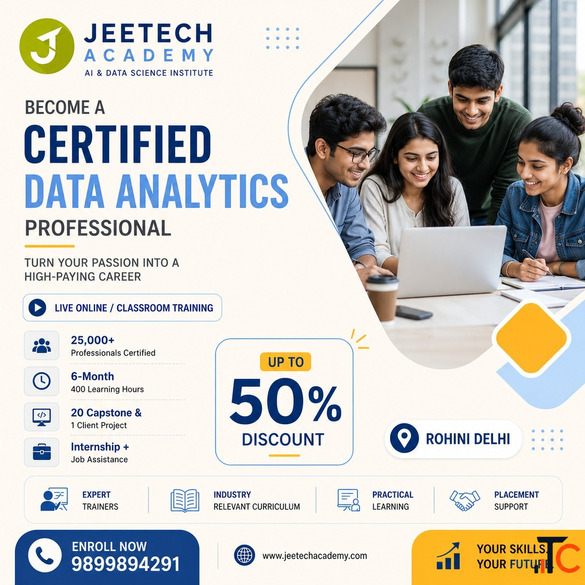 Jeetech Academy - AI Data Science Institute Rohini Delhi