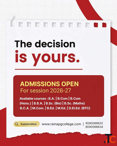 Admissions Open 2026-2027 Rama PG College Lucknow