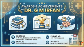 Awards Achievements of Dr. G M Irfan
