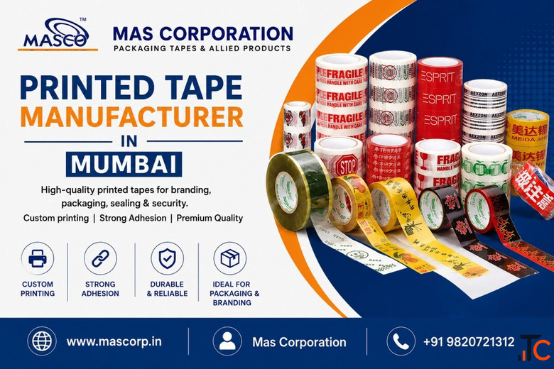 Printed Tape Manufacturer in Mumbai Mas Corporation