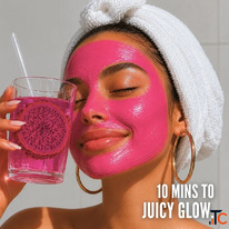 Pink Clay Face Mask for Glowing Tan-Free Skin