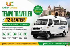 Tempo Traveller 12 Seater on Rent in Mumbai Urban Cruise