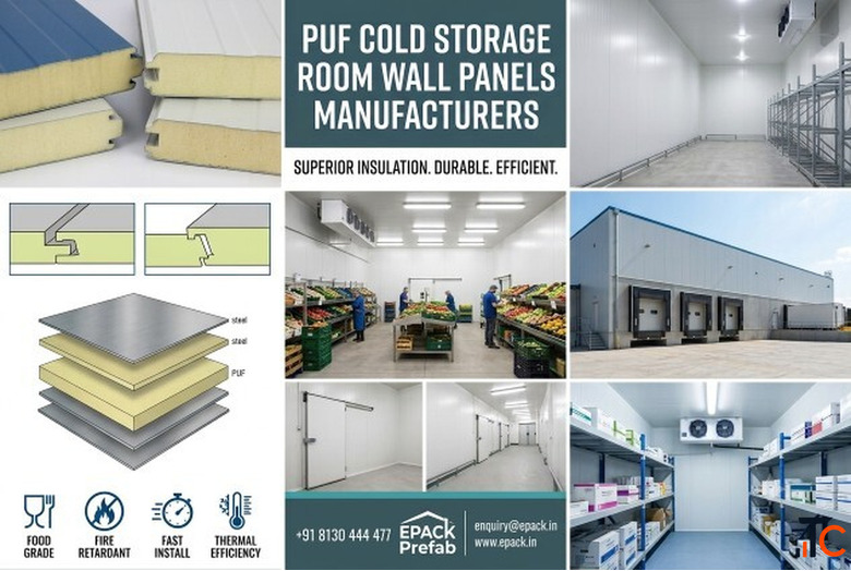 PUF Cold Storage Room Wall Panels Manufacturers