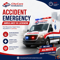 Accident Emergency Ambulance in Lucknow