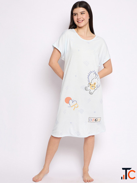 Shop premium cotton women nighty from Camey. Soft breathable lightweight and stylish nightwear for w