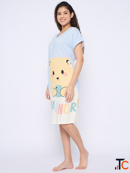 Shop premium cotton women nighty from Camey. Soft breathable lightweight and stylish nightwear for w