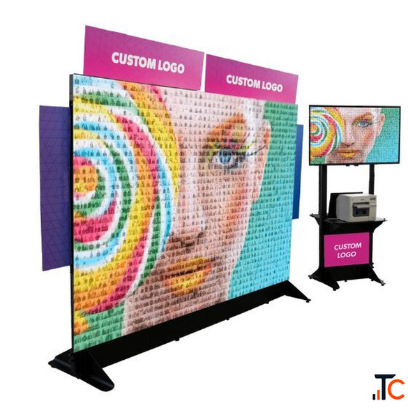 Mosaic Wall Photo Booth on Rent for Events