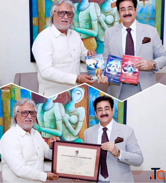 Yogi Kochhar Conferred Life Membership of International Film and Television Club at AAFT