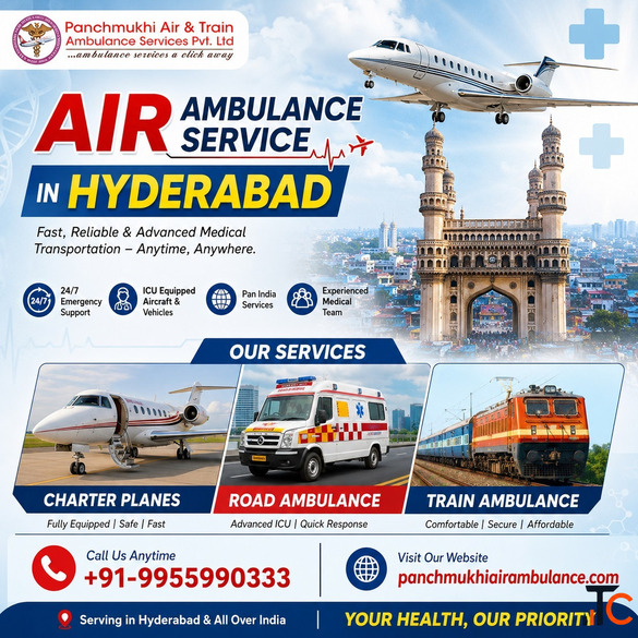 Choose Panchmukhi Air Ambulance in Hyderabad for the Best Transfer Services